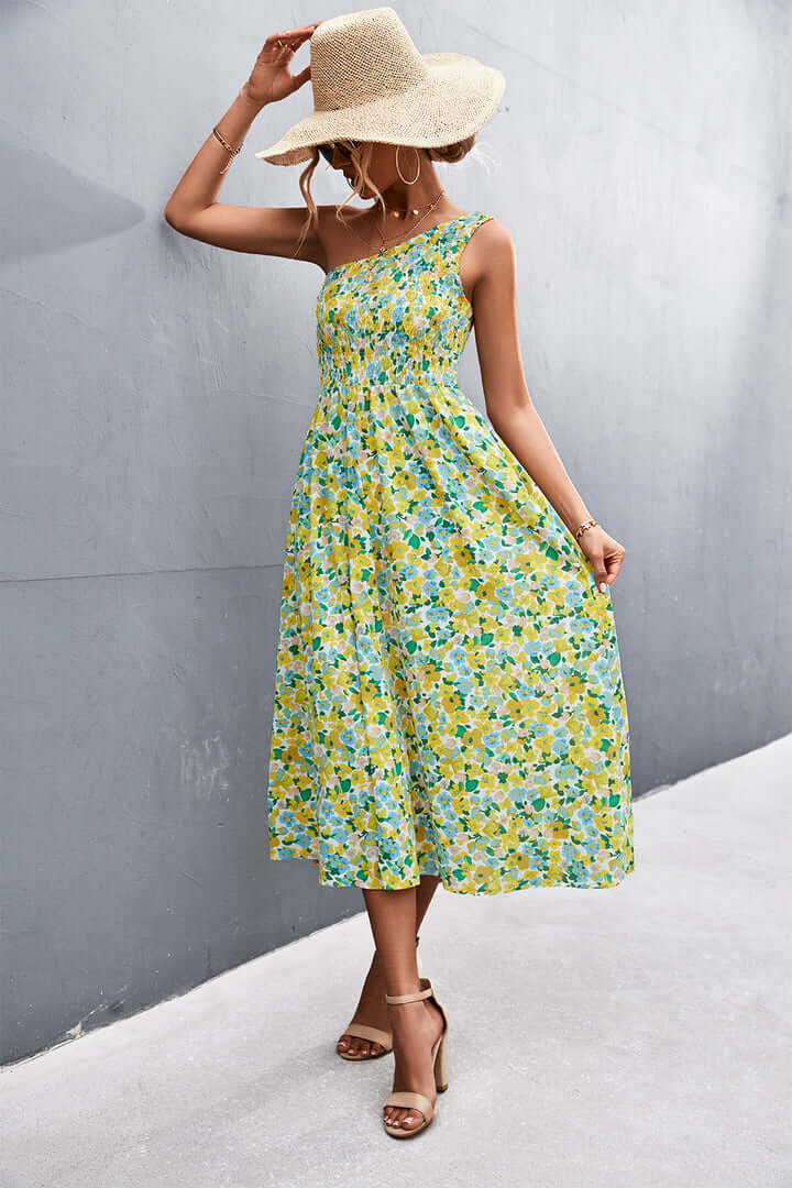 Women's Floral Off-Shoulder Dress
