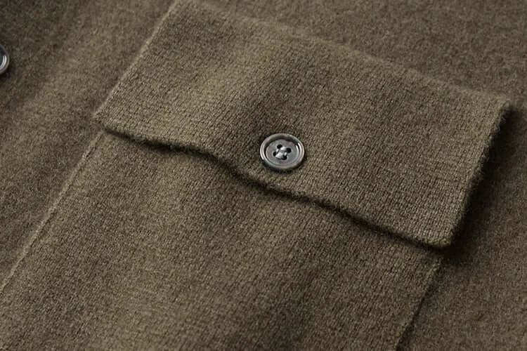 Men's Cashmere Blend Cardigan Jacket