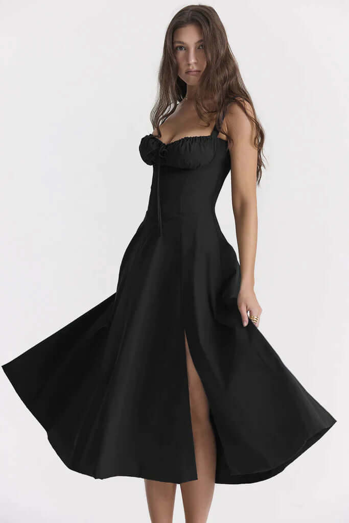 Printed Bustier Dress