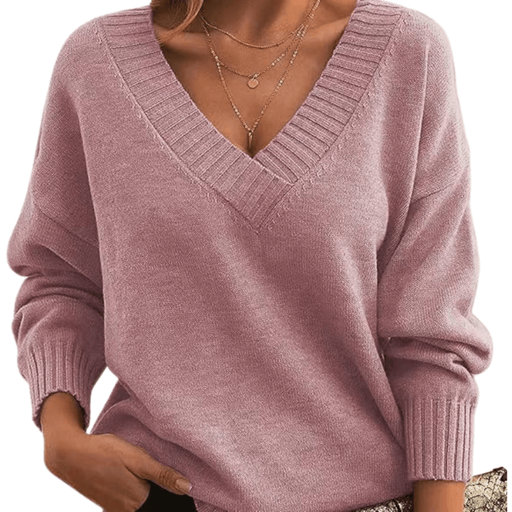 Women's V-Neck Cashmere Sweater