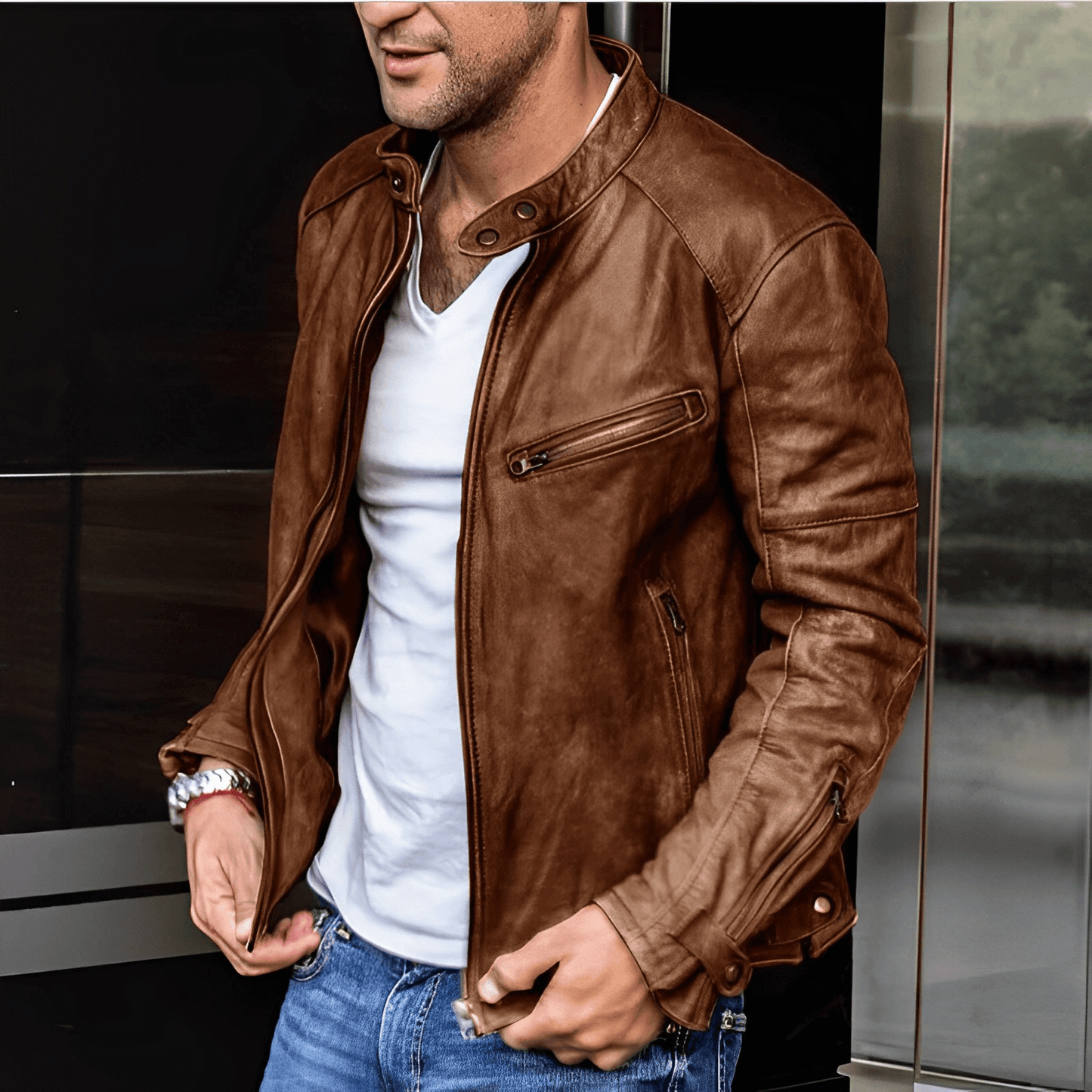 Stylish Leather Jacket for men