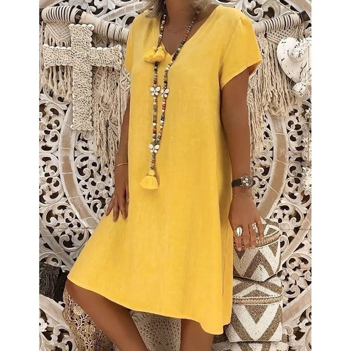 Lightweight Linen Dress - Summer Dress