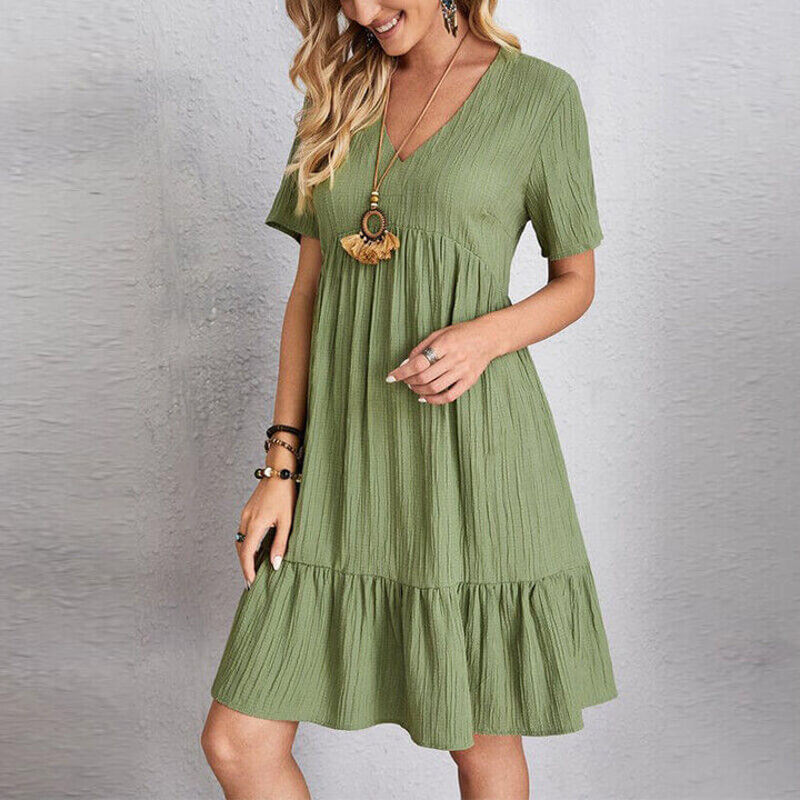 Sustainable A-Line Dress - Breathable & Versatile