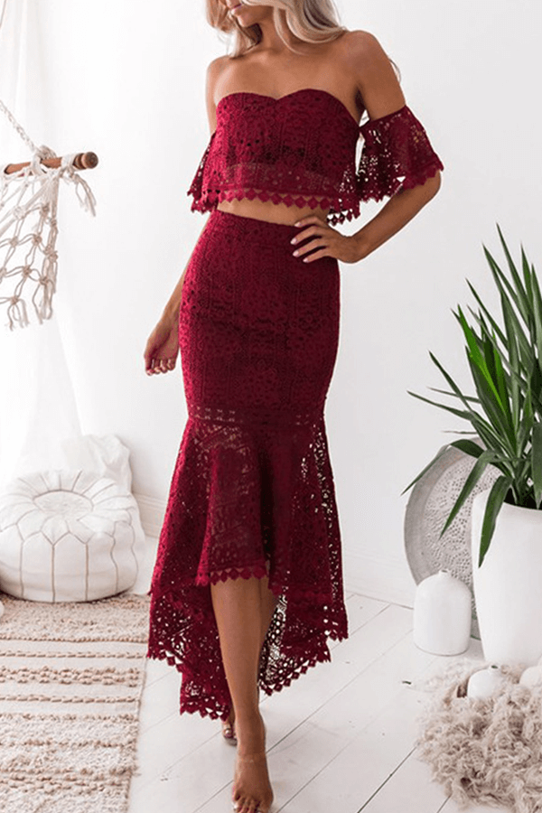 Women's Lace Two-Piece Set
