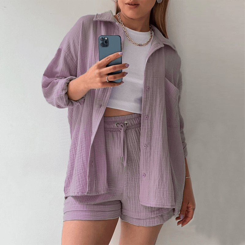 Women's Cotton Loungewear Set