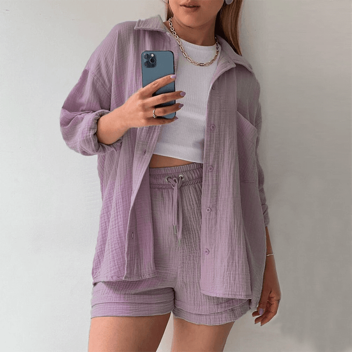 Women's Cotton Loungewear Set