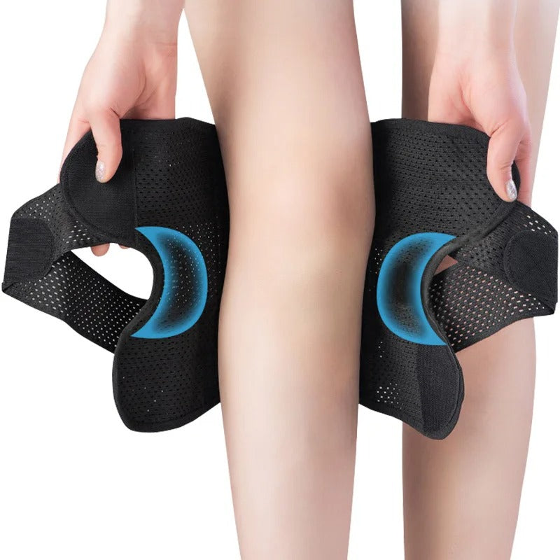 Unisex FlexGuard Knee Pads with Support Springs & Strap