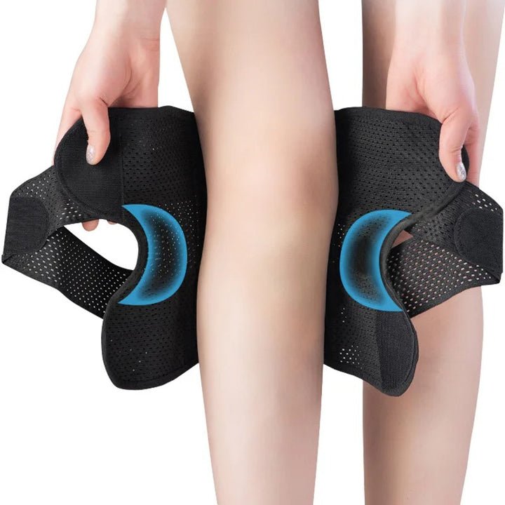 Unisex FlexGuard Knee Pads with Support Springs & Strap