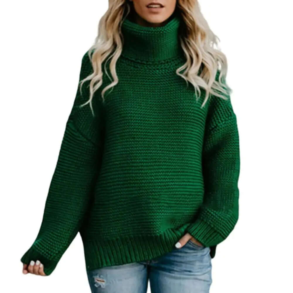 Women's Loose Roll Neck Sweater
