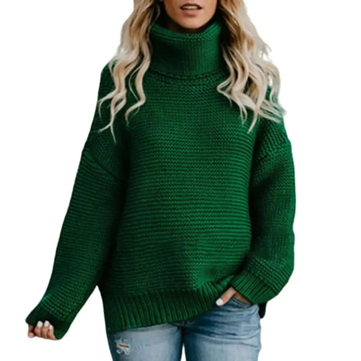 Women's Loose Roll Neck Sweater