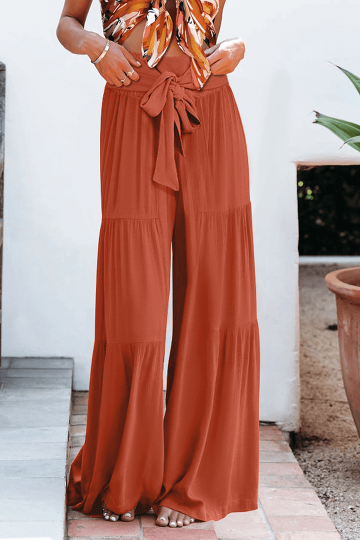 Women's Loose High Waist Wide Leg Pants