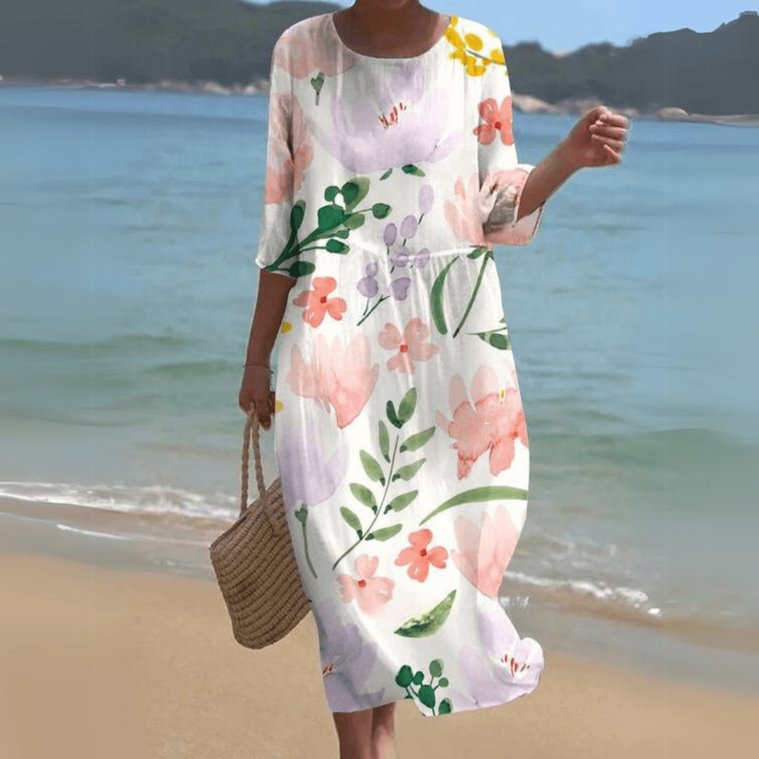 Women's Flowy Midi Dress