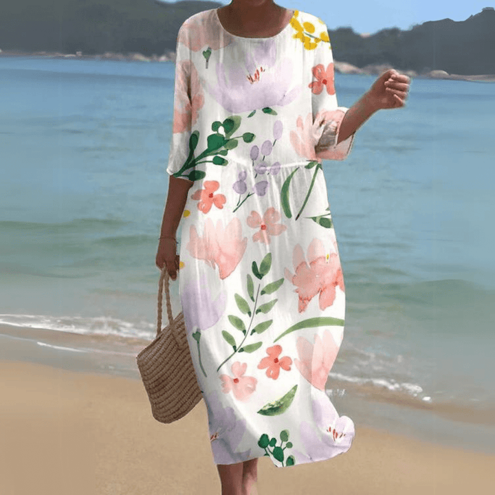 Women's Flowy Midi Dress