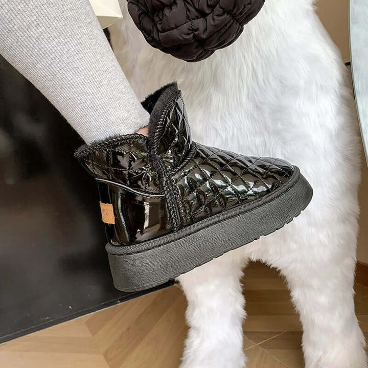 Women's Waterproof Chunky Sole Ankle Boots
