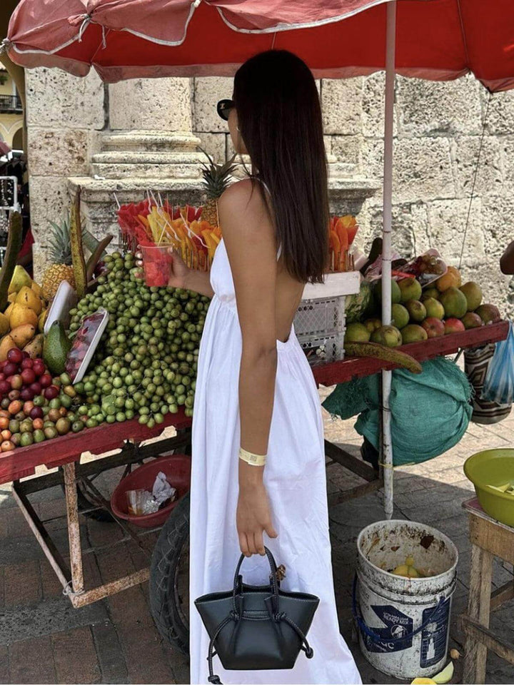 Women's Linen Midi Dress