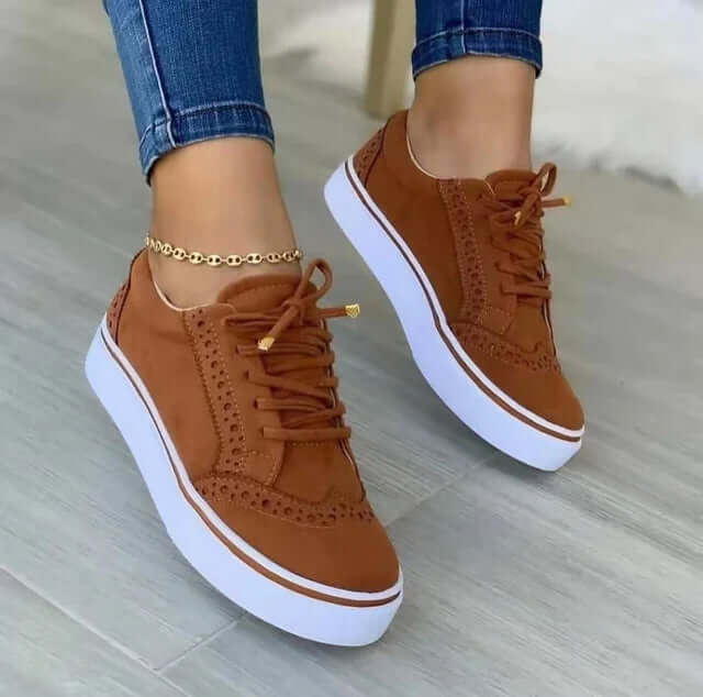 Women's Casual Lace-Up Trainers