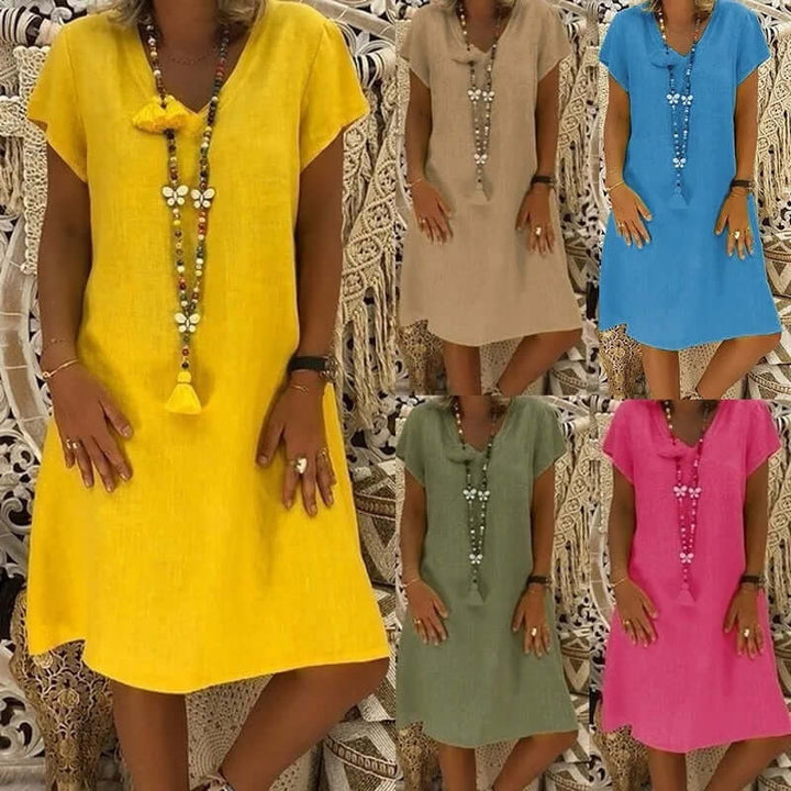 Lightweight Linen Dress - Summer Dress