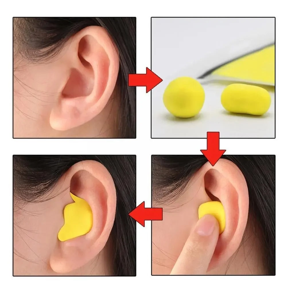 Silent Earplugs for Peaceful Sleep - Hypoallergenic & Comfortable