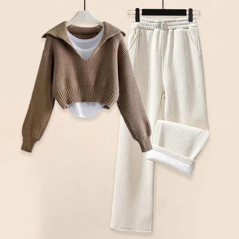 Women's Knitted Lounge Set