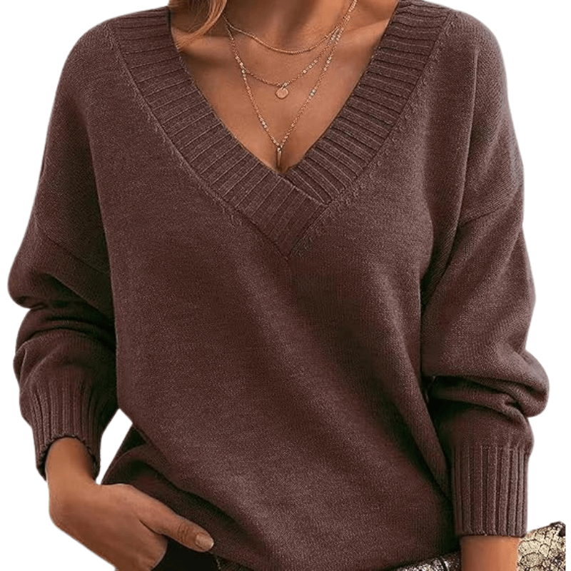 Women's V-Neck Cashmere Sweater