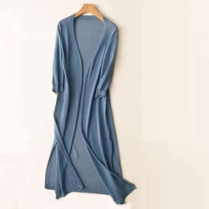 Women's Knitted Long Cardigan Sweater
