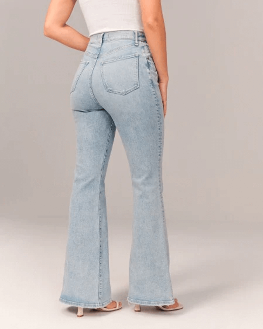 Women's Flared High-Waisted Jeans