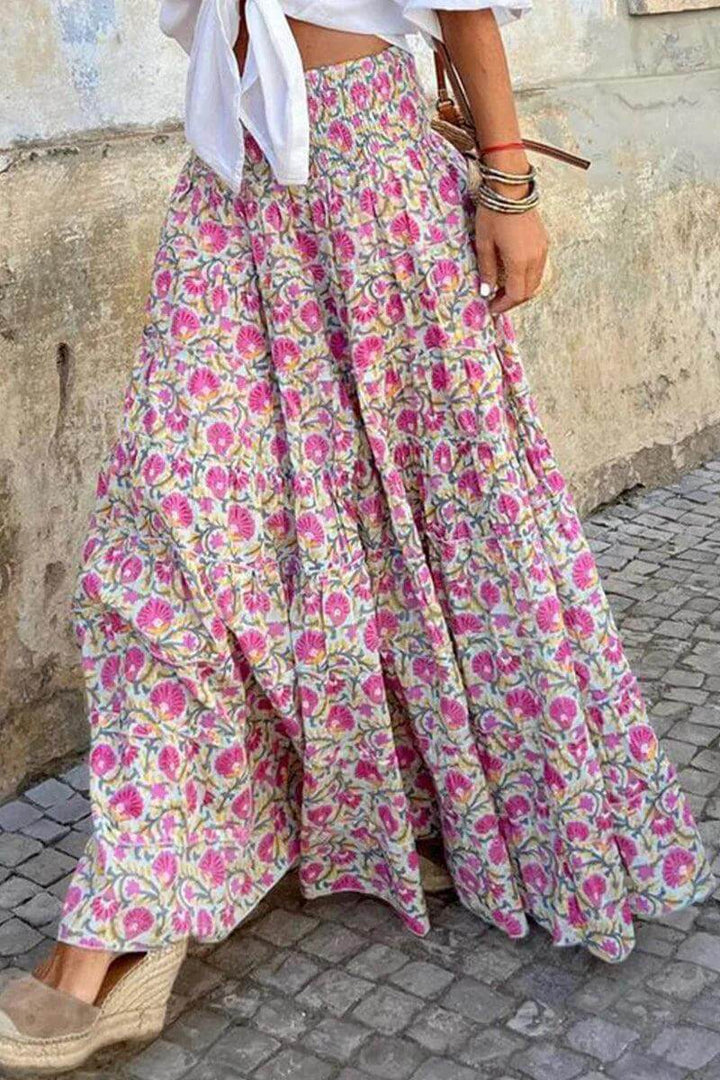 Bohemian Maxi Skirt for Women