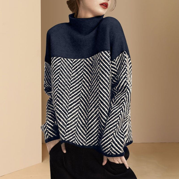 Women's Striped Knitted Jumper