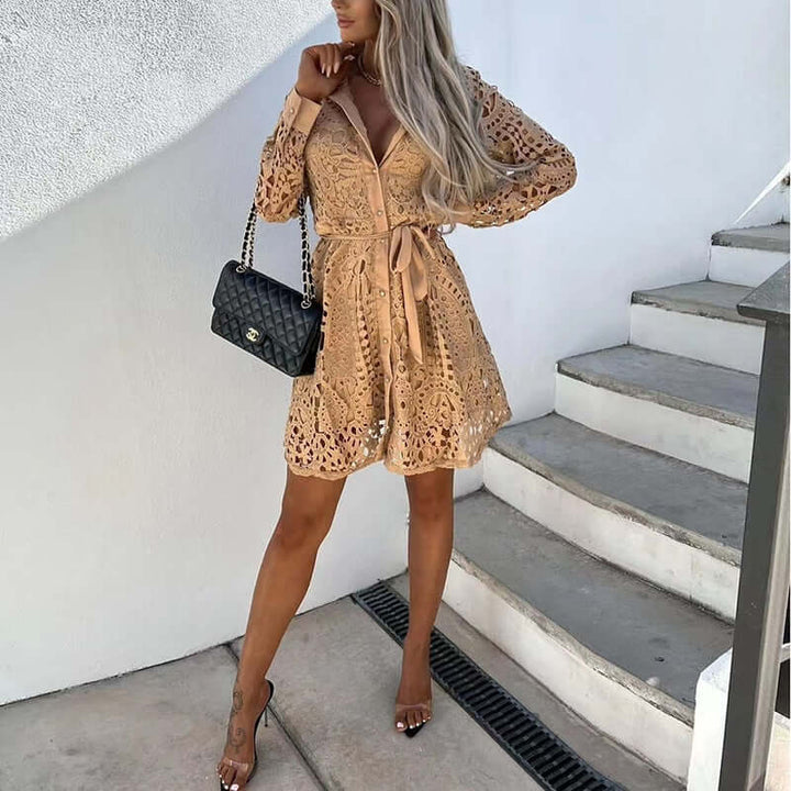 Women's Lace Midi Dress