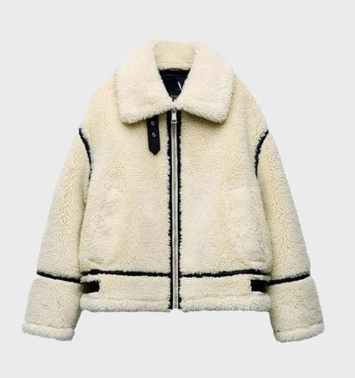 Women's Oversized Fleece Zip Jacket
