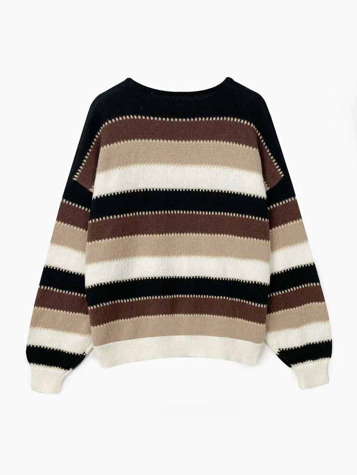 Women's Striped Knitted Sweater