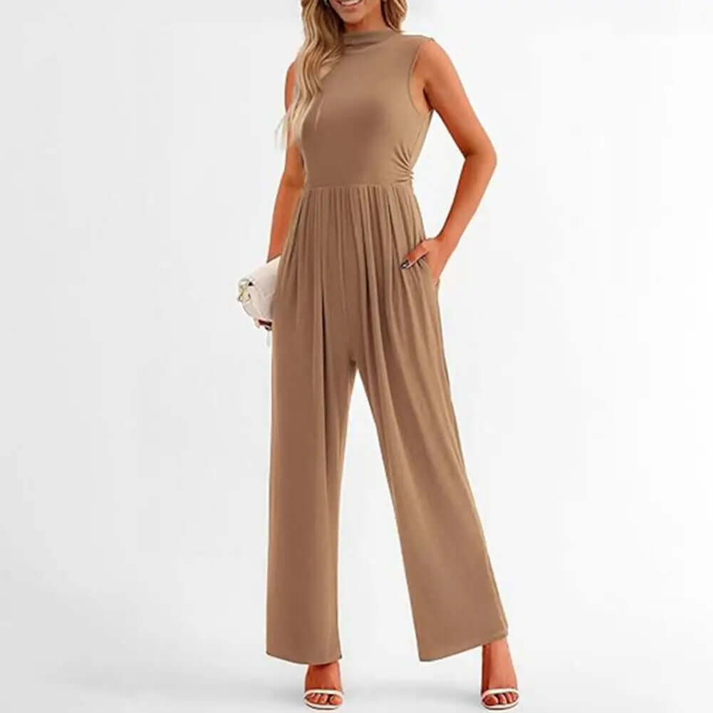 Women's Elegant Formal Wide-Leg Jumpsuit