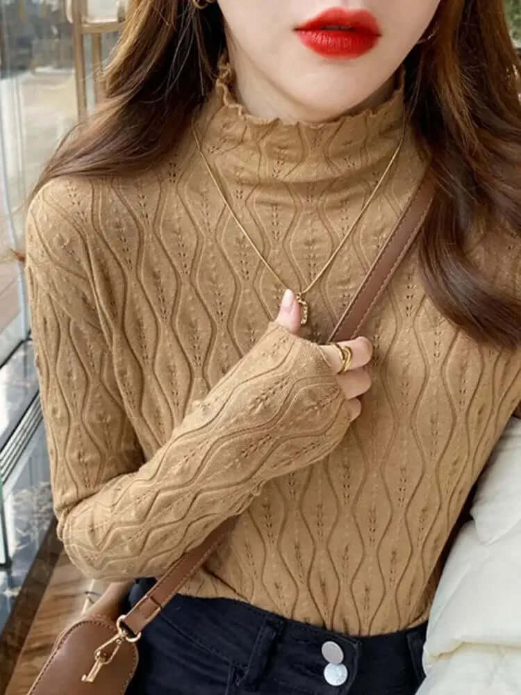Women's Cashmere Slim Fit Thermal Undershirt