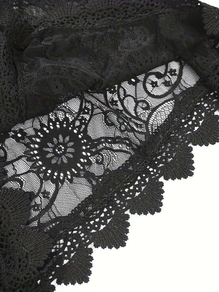 Women's Lace V-Neck Midi Dress