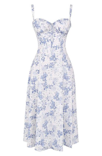 Printed Bustier Dress