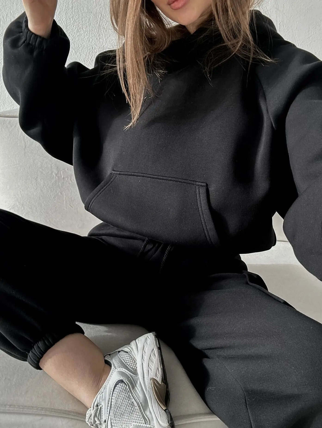 Women's Relaxed Fit Hoodie and Jogger Set