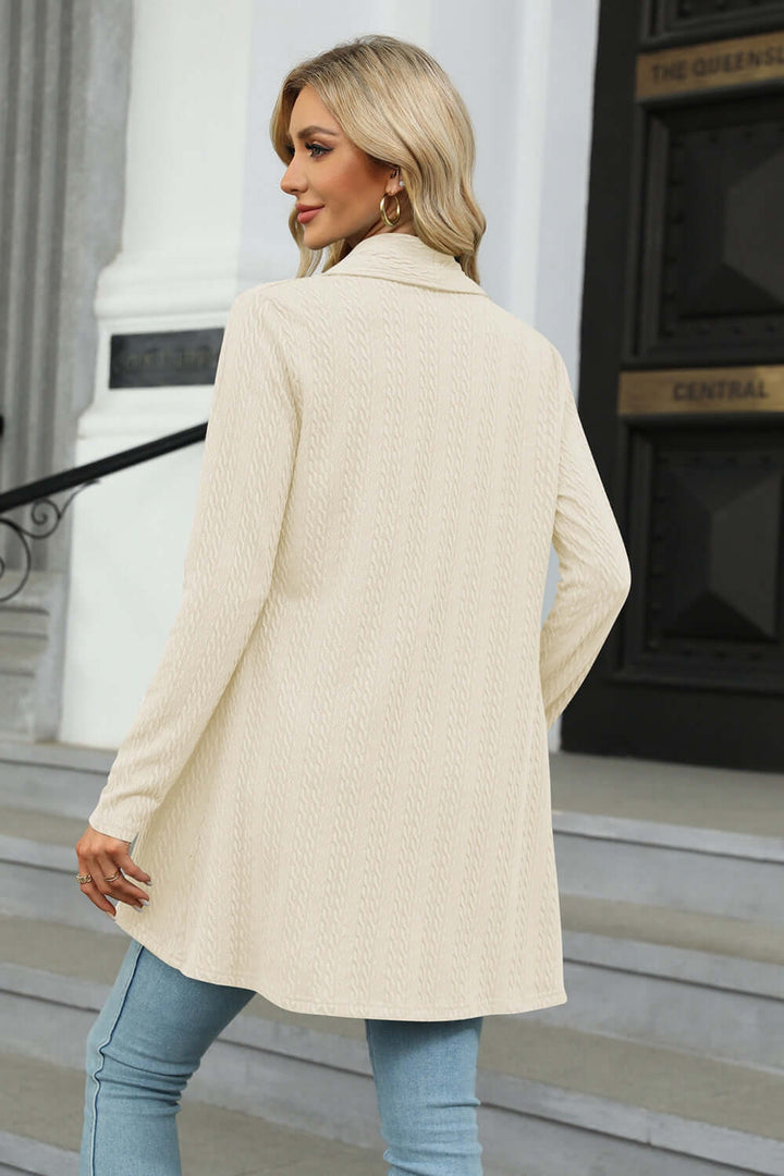 Women's Casual Longline Open Cardigan