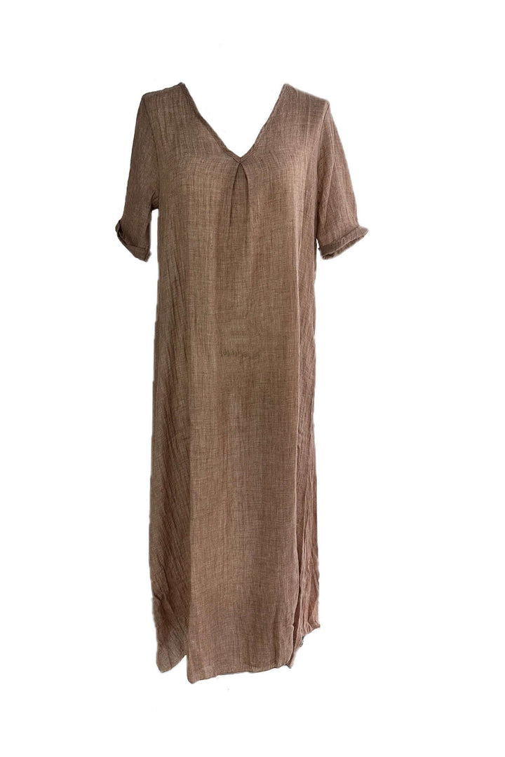 Lightweight Linen Midi Dress
