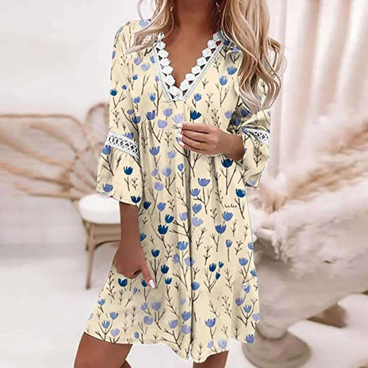 Floral V-Neck Dress