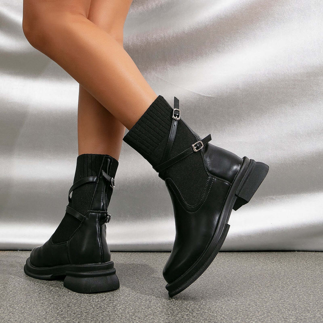 Women's Faux Leather Ankle Boots