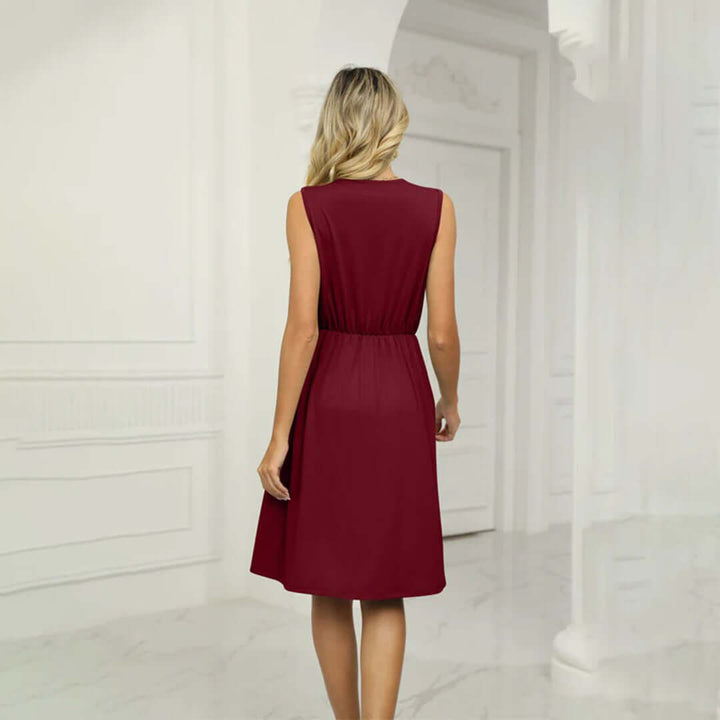Elegant Cotton Midi Dress for Women