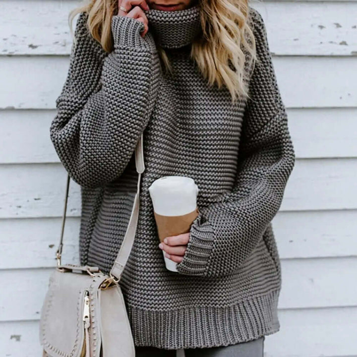 Women's Loose Roll Neck Sweater