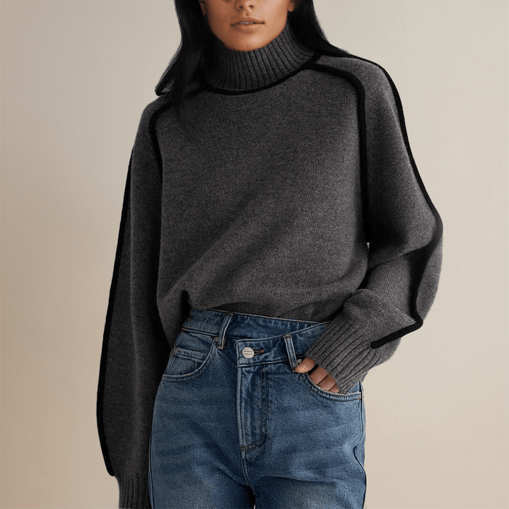 Women's Roll Collar Sweater