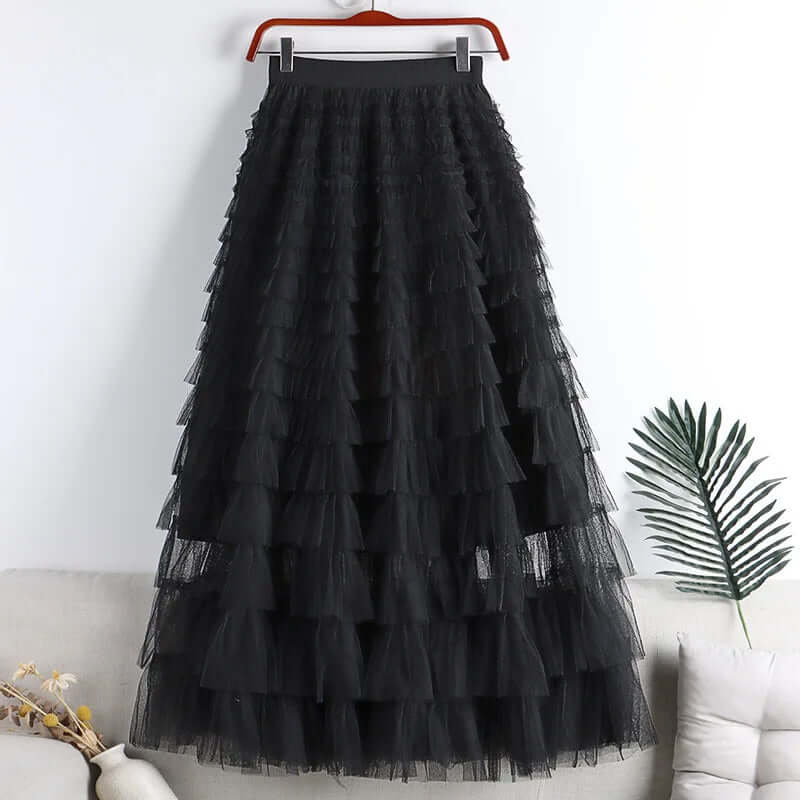 Women's Tiered Maxi Skirt