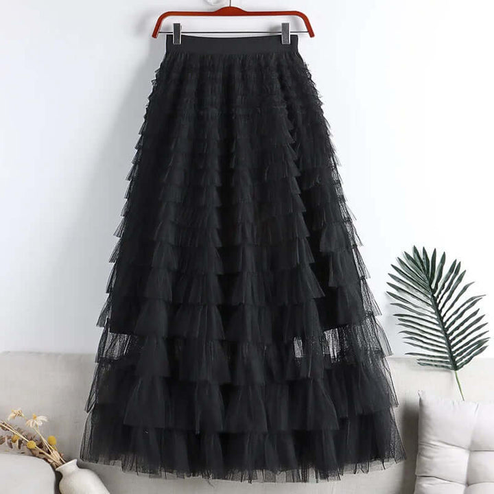Women's Tiered Maxi Skirt