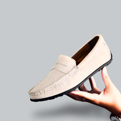 Men's Suede Slip-On Loafers