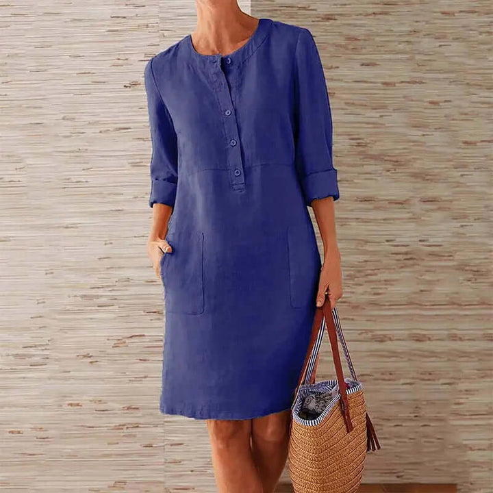 Women's Button-Up Midi Dress