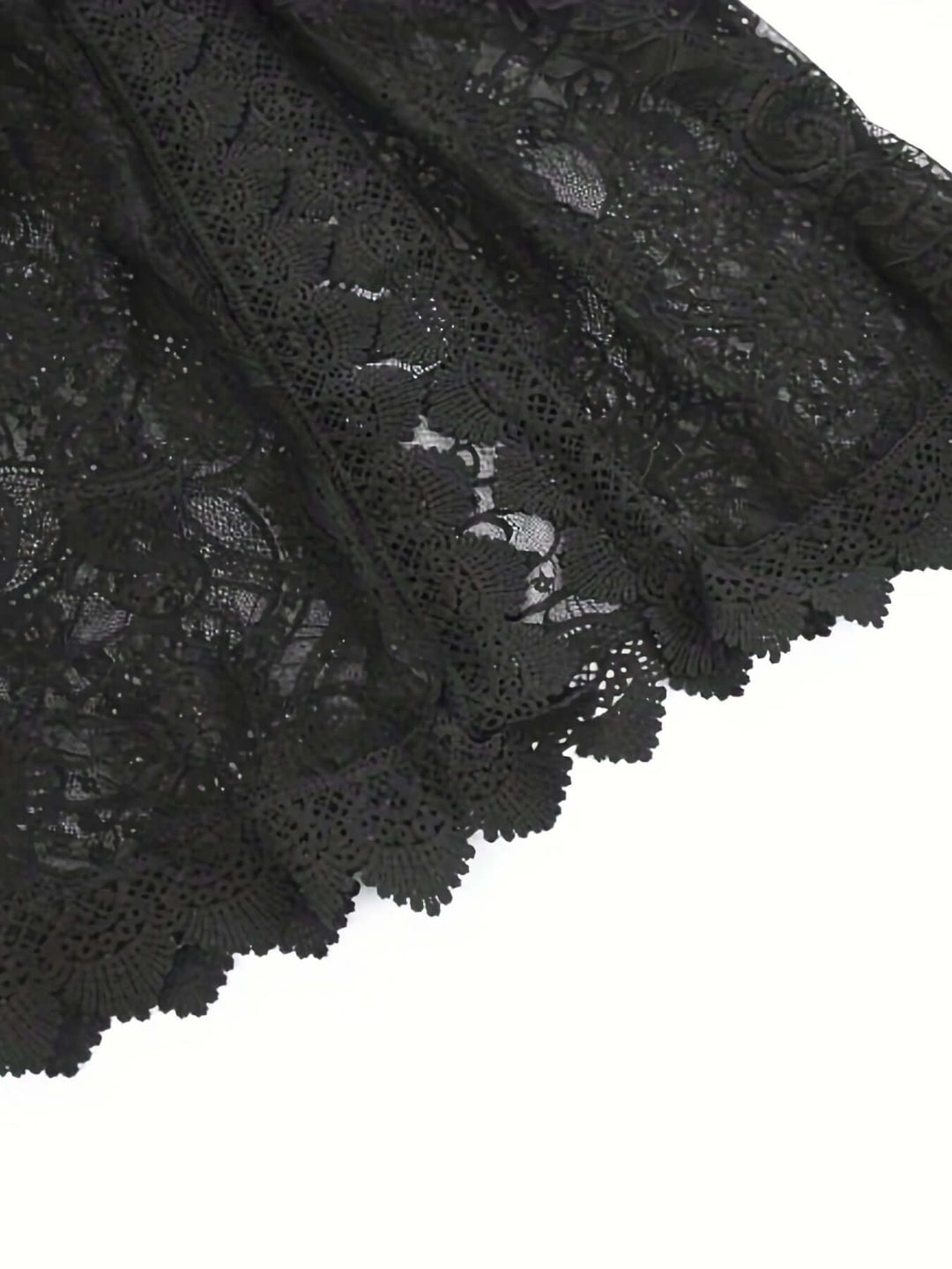 Women's Lace V-Neck Midi Dress