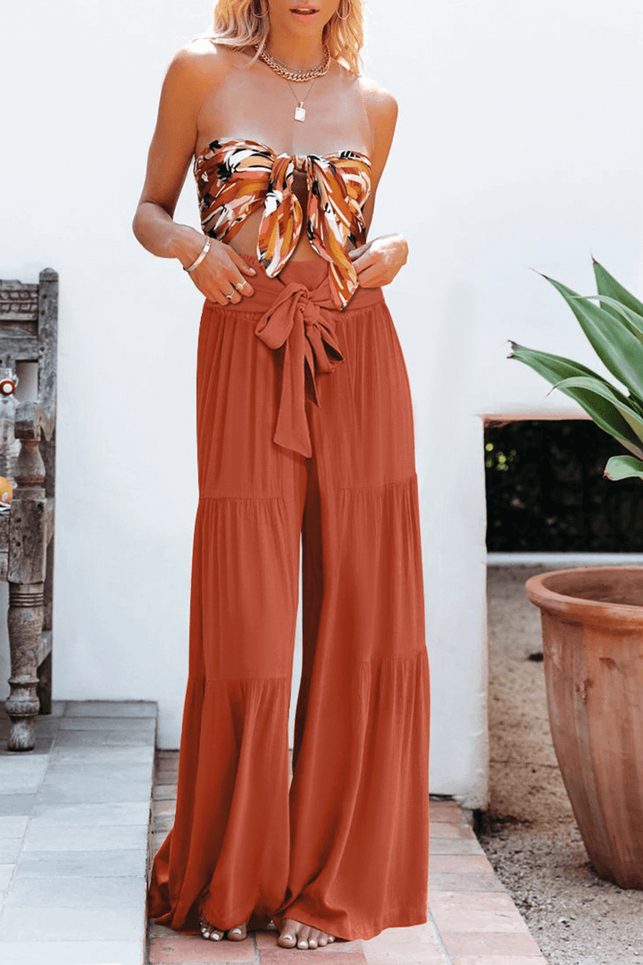 Women's Loose High Waist Wide Leg Pants