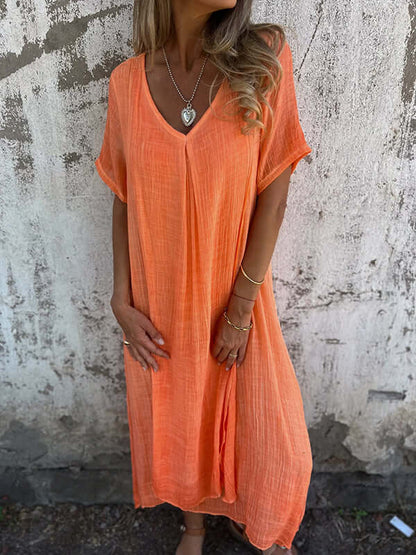 Cotton Maxi Dress - Casual Summer Dress
